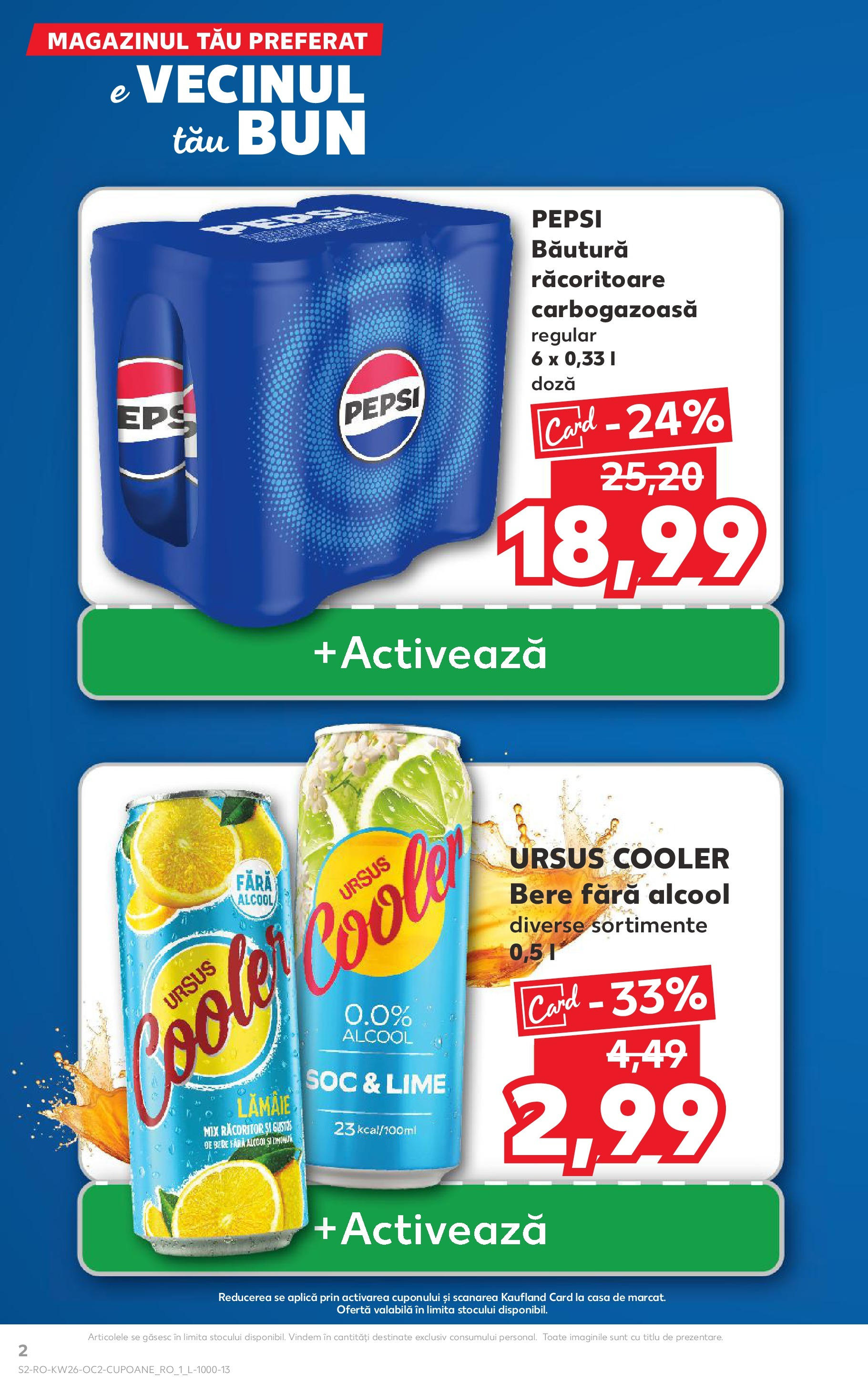 Catalog Kaufland - Râmnicu Vâlcea 25.06.2025 - Revista si Oferta | Pagină: 2 | Produse: Lime, Bere, Lămâie