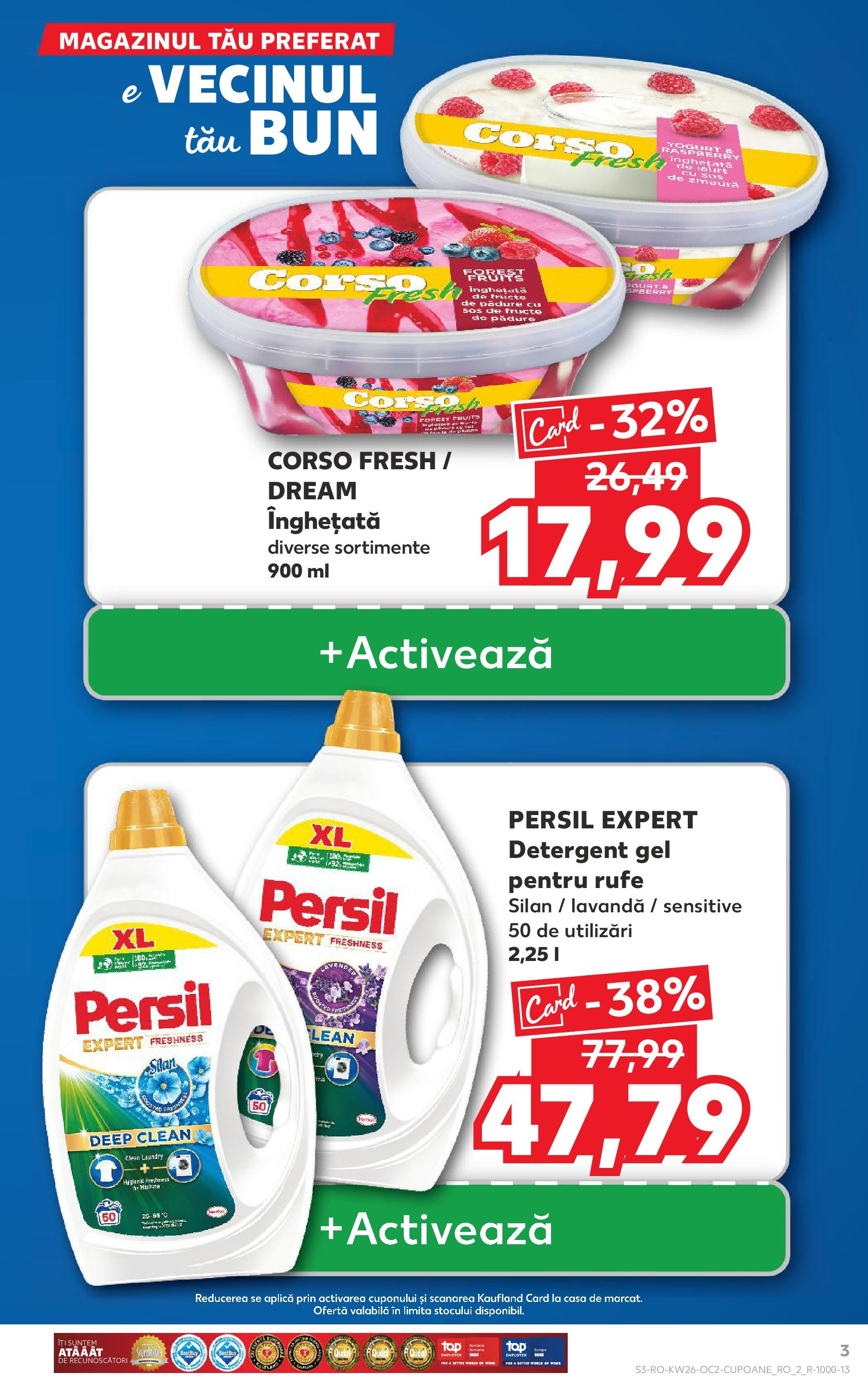 Catalog Kaufland - Râmnicu Vâlcea 25.06.2025 - Revista si Oferta | Pagină: 3 | Produse: Pomelo, Iaurt, Detergent, Fructe