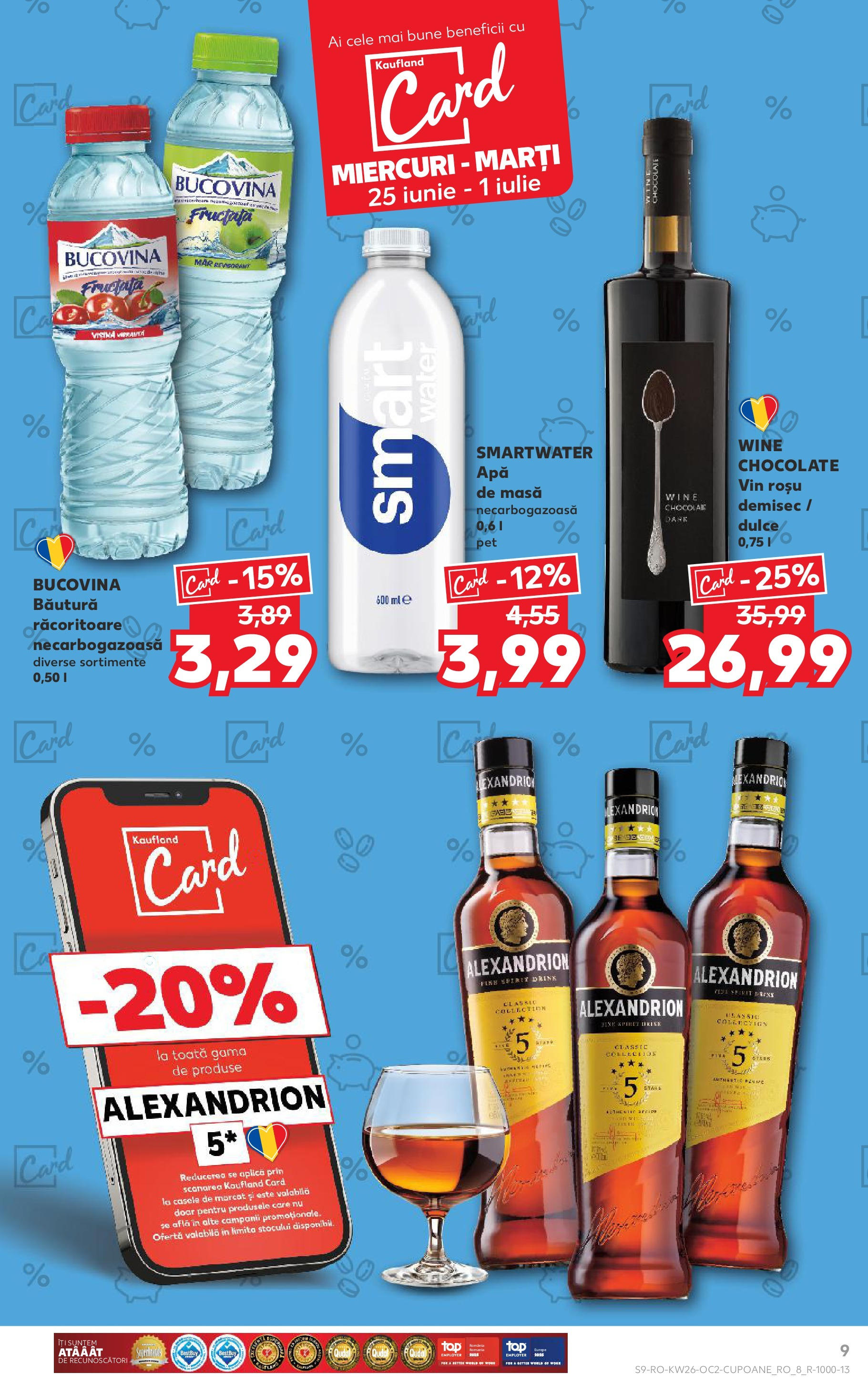 Catalog Kaufland - Râmnicu Vâlcea 25.06.2025 - Revista si Oferta | Pagină: 9 | Produse: Masă, Vin
