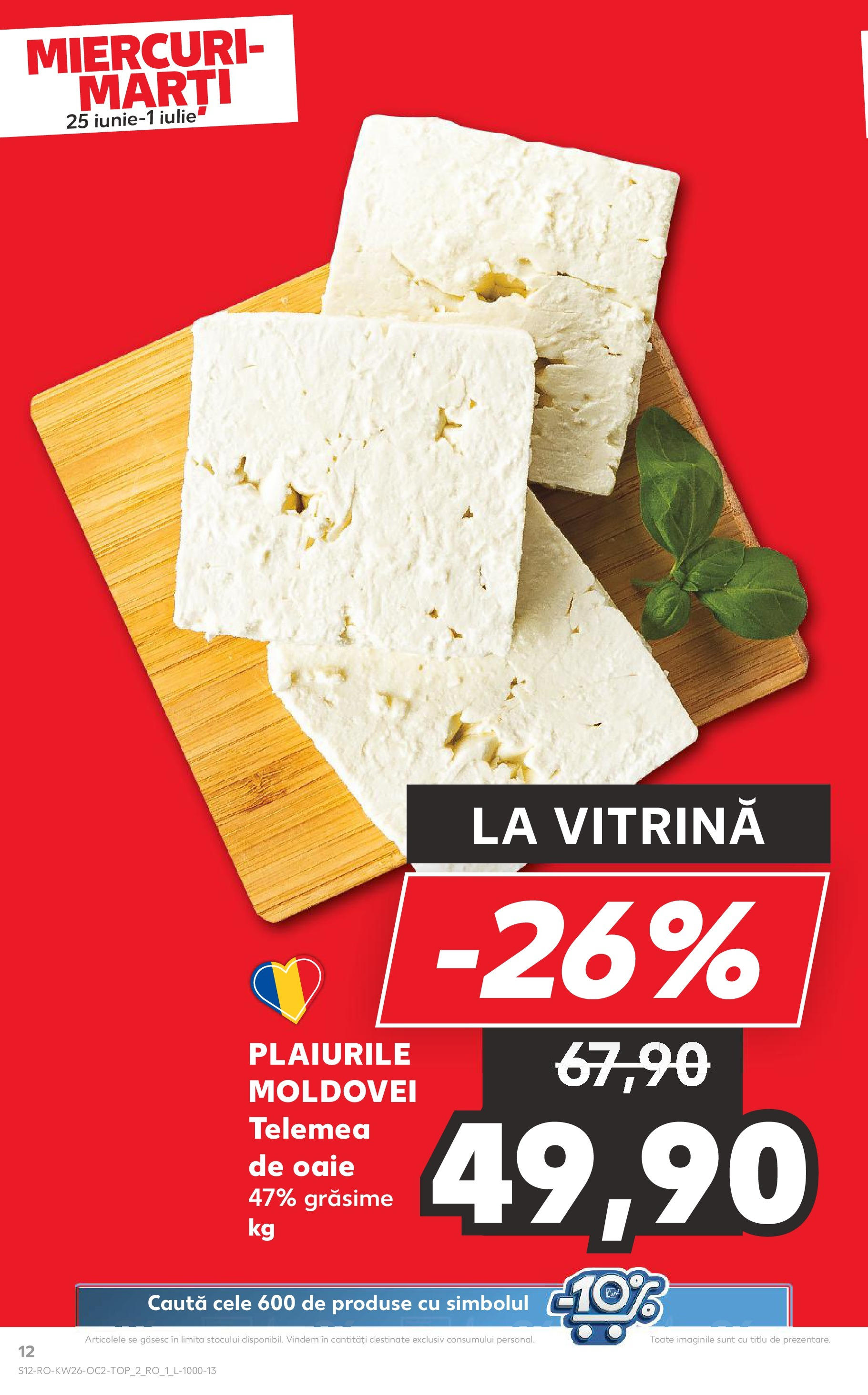 Catalog Kaufland - Râmnicu Vâlcea 25.06.2025 - Revista si Oferta | Pagină: 12 | Produse: Vitrină