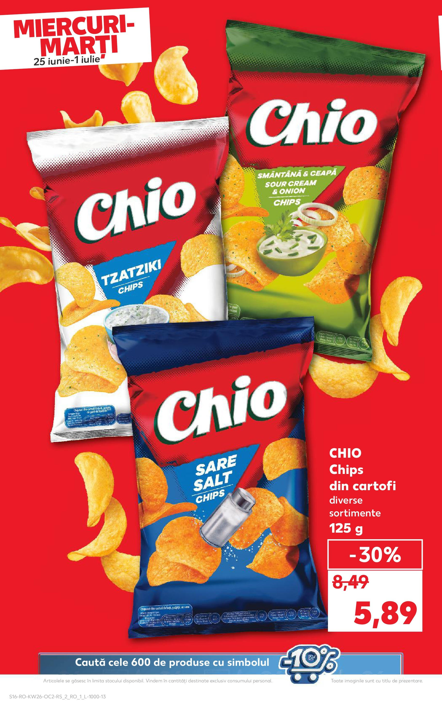Catalog Kaufland - Râmnicu Vâlcea 25.06.2025 - Revista si Oferta | Pagină: 16 | Produse: Smântână, Cartofi, Ceapă, Sare