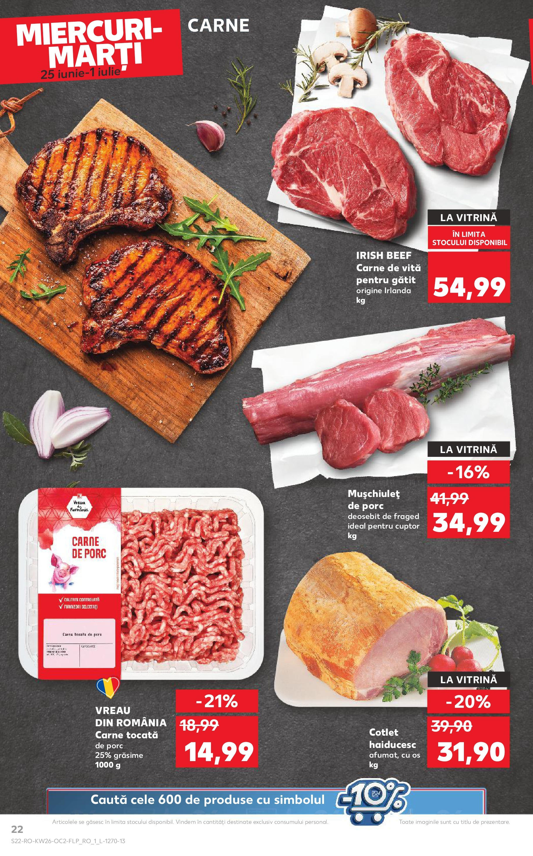 Catalog Kaufland - Sibiu 25.06.2025 || Revista si Oferte | Pagină: 22 | Produse: Cuptor, Lait de coco, Carne De Porc, Carne De Vită Catalog Kaufland - Sibiu 25.06.2025 - Revista si Oferta | Pagină: 22 | Produse: Cuptor, Lait de coco, Carne De Porc, Carne De Vită