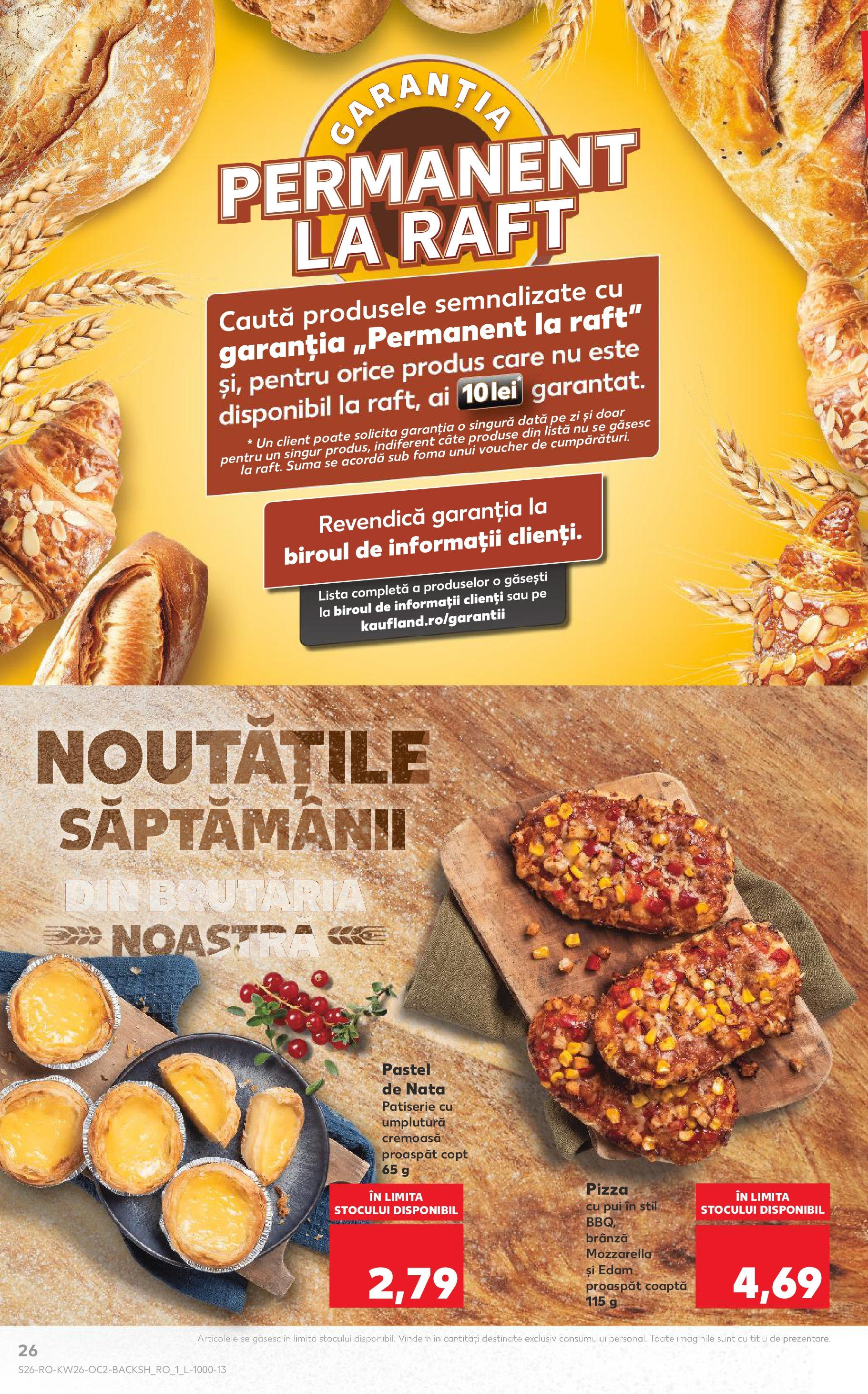 Catalog Kaufland - Râmnicu Vâlcea 25.06.2025 - Revista si Oferta | Pagină: 26 | Produse: Raft, Hacıyatmaz Kedi Oyuncağı, Mozzarella, Pizza