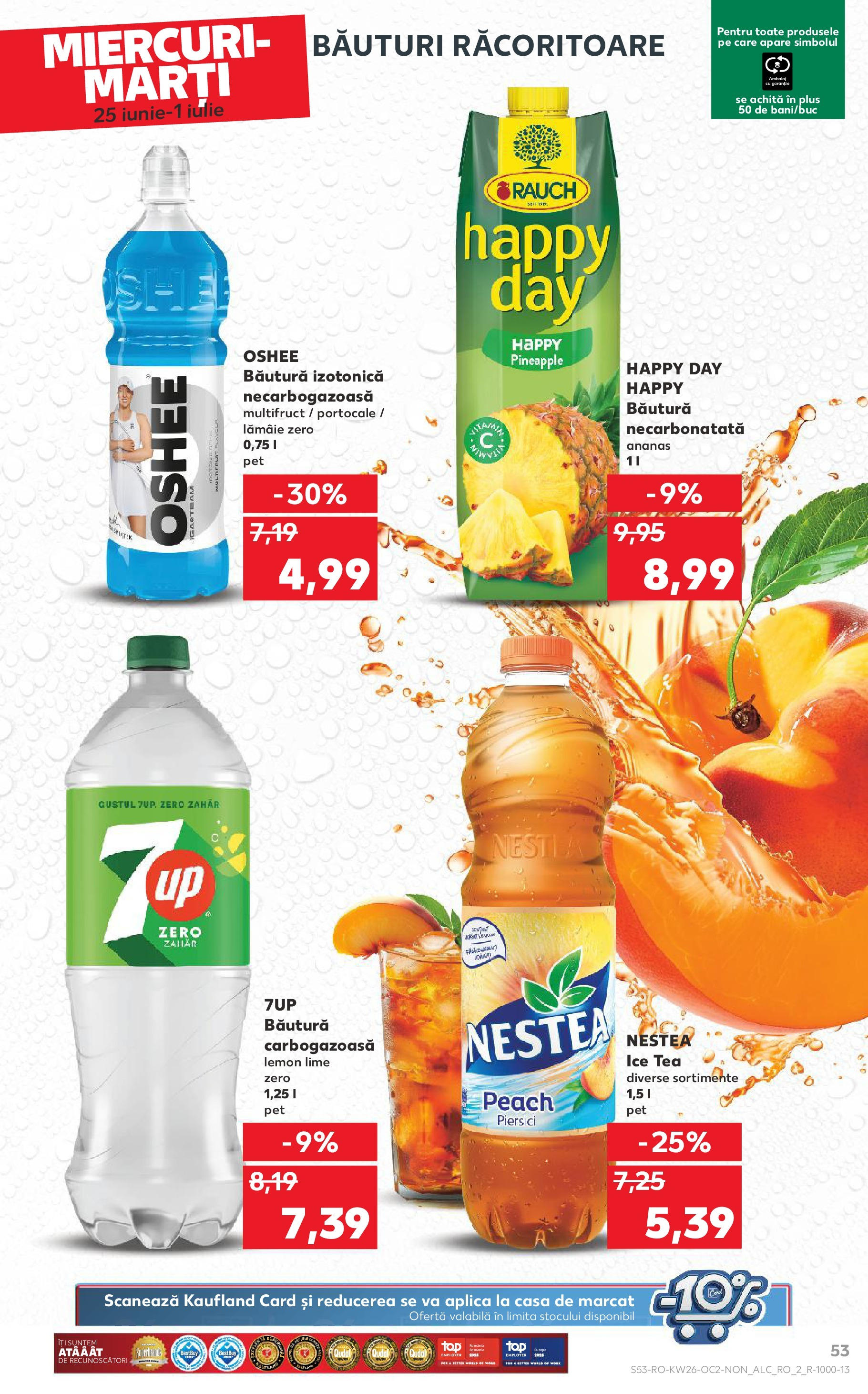 Catalog Kaufland - Bucureşti 25.06.2025 || Revista si Oferte | Pagină: 53 | Produse: Lime, Portocale, Ice tea, Zahăr Catalog Kaufland - Bucureşti 25.06.2025 - Revista si Oferta | Pagină: 53 | Produse: Lime, Portocale, Ice tea, Zahăr