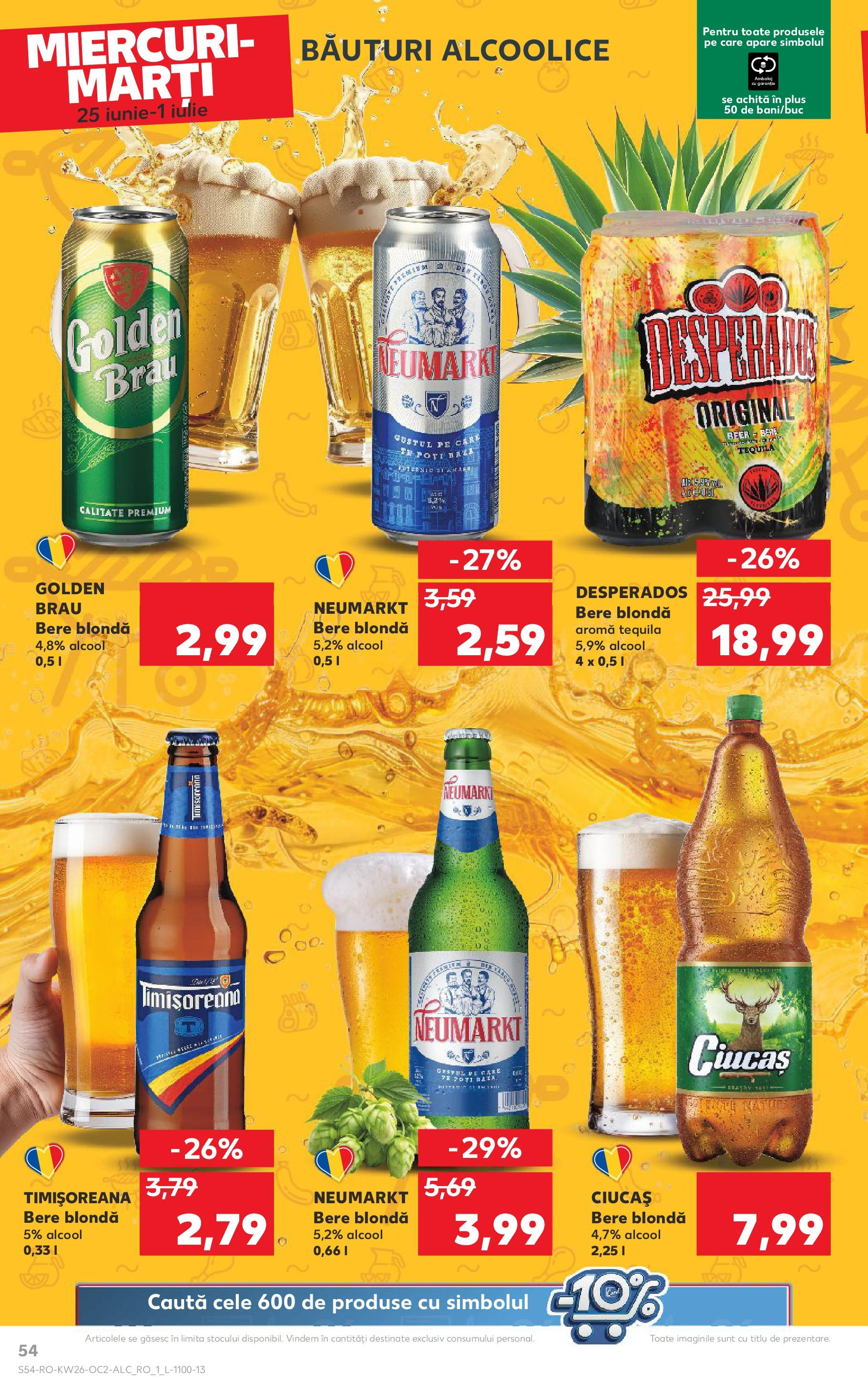 Catalog Kaufland - Râmnicu Vâlcea 25.06.2025 - Revista si Oferta | Pagină: 54 | Produse: Atıştırmalık, Eğitim çantaları, Bere
