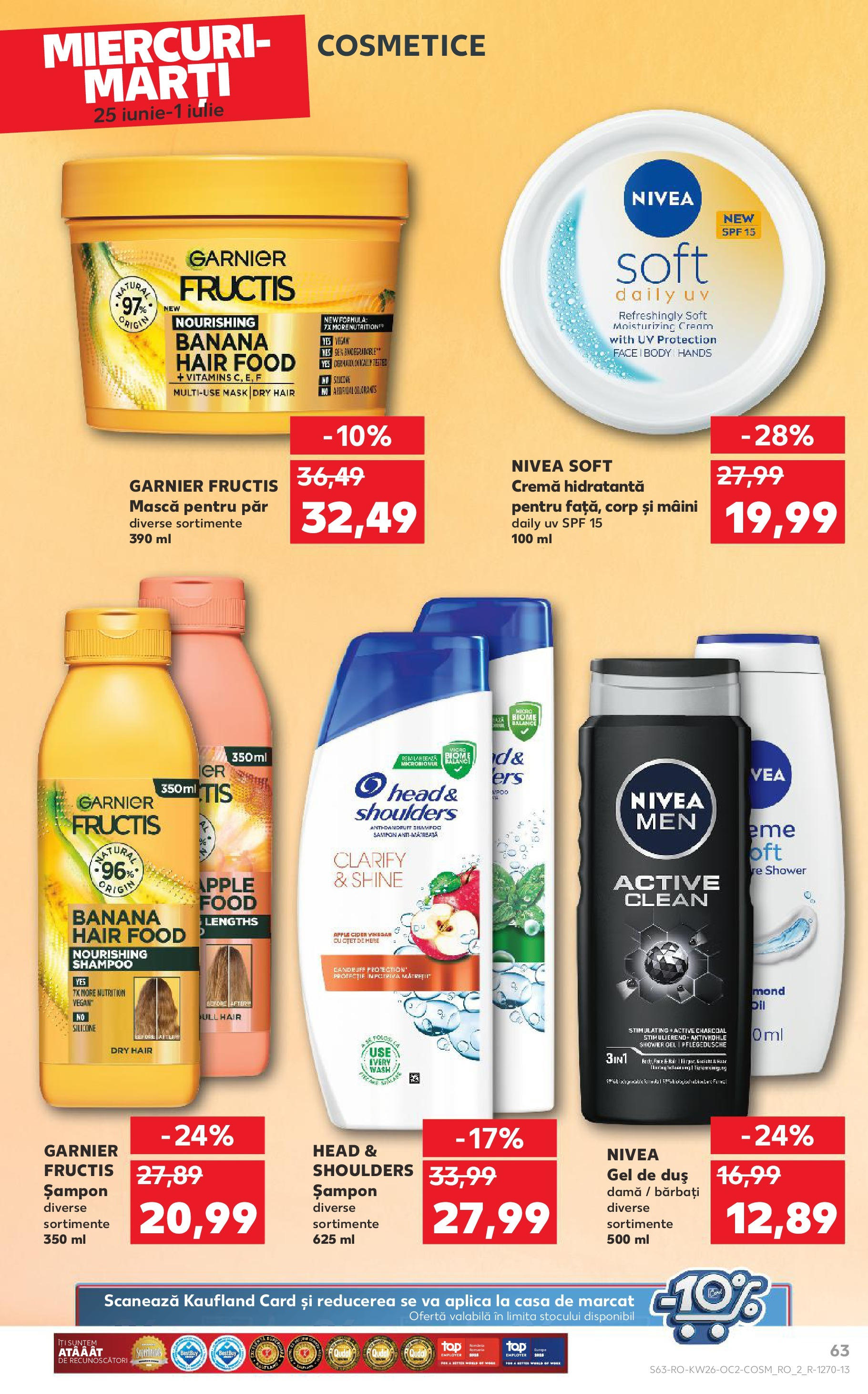 Catalog Kaufland - Sibiu 25.06.2025 || Revista si Oferte | Pagină: 63 | Produse: Pomelo, Cremă, Apple, Gel de duș Catalog Kaufland - Sibiu 25.06.2025 - Revista si Oferta | Pagină: 63 | Produse: Pomelo, Cremă, Apple, Gel de duș