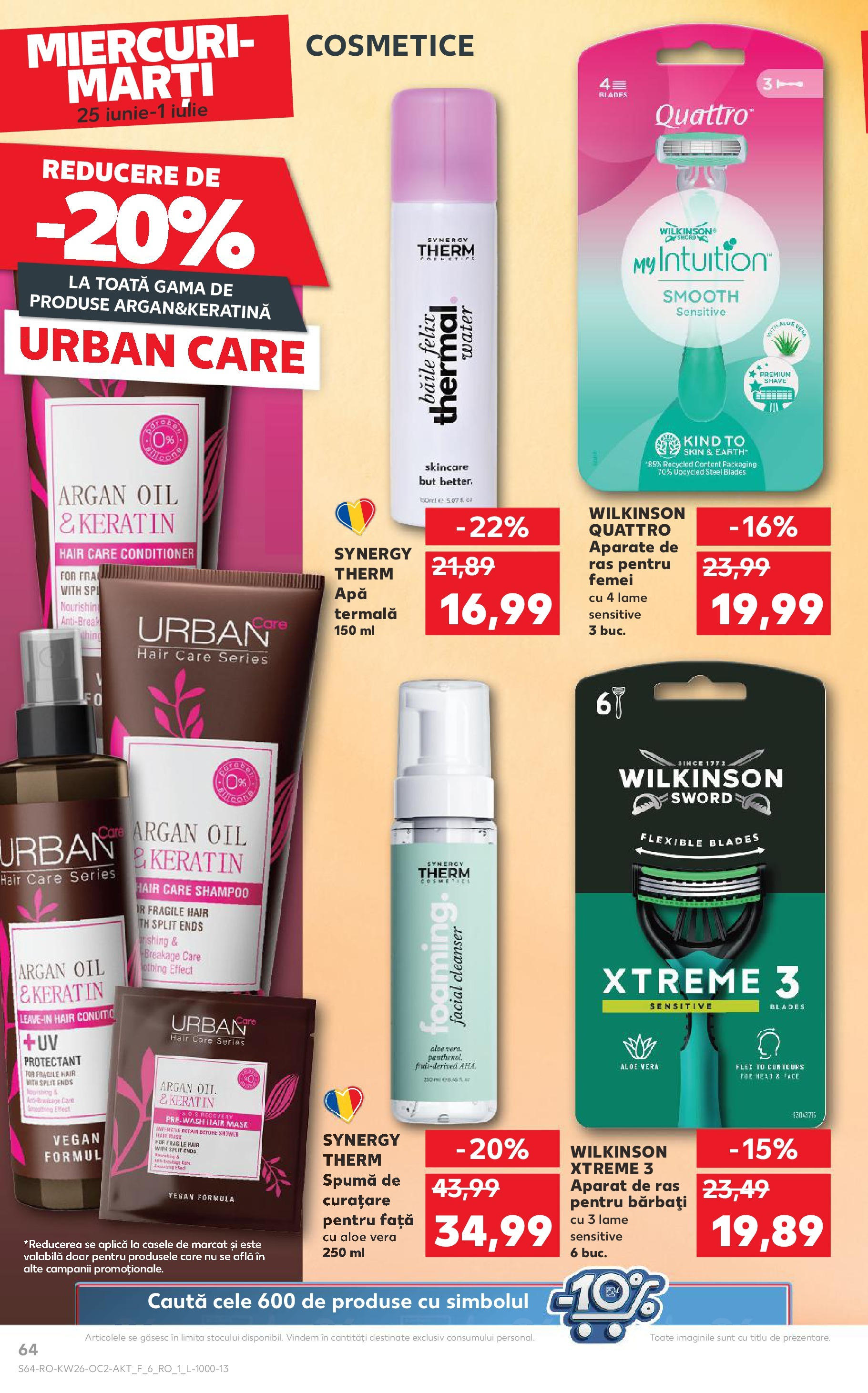 Catalog Kaufland - Râmnicu Vâlcea 25.06.2025 - Revista si Oferta | Pagină: 64 | Produse: Aparat De Ras, Aloe vera