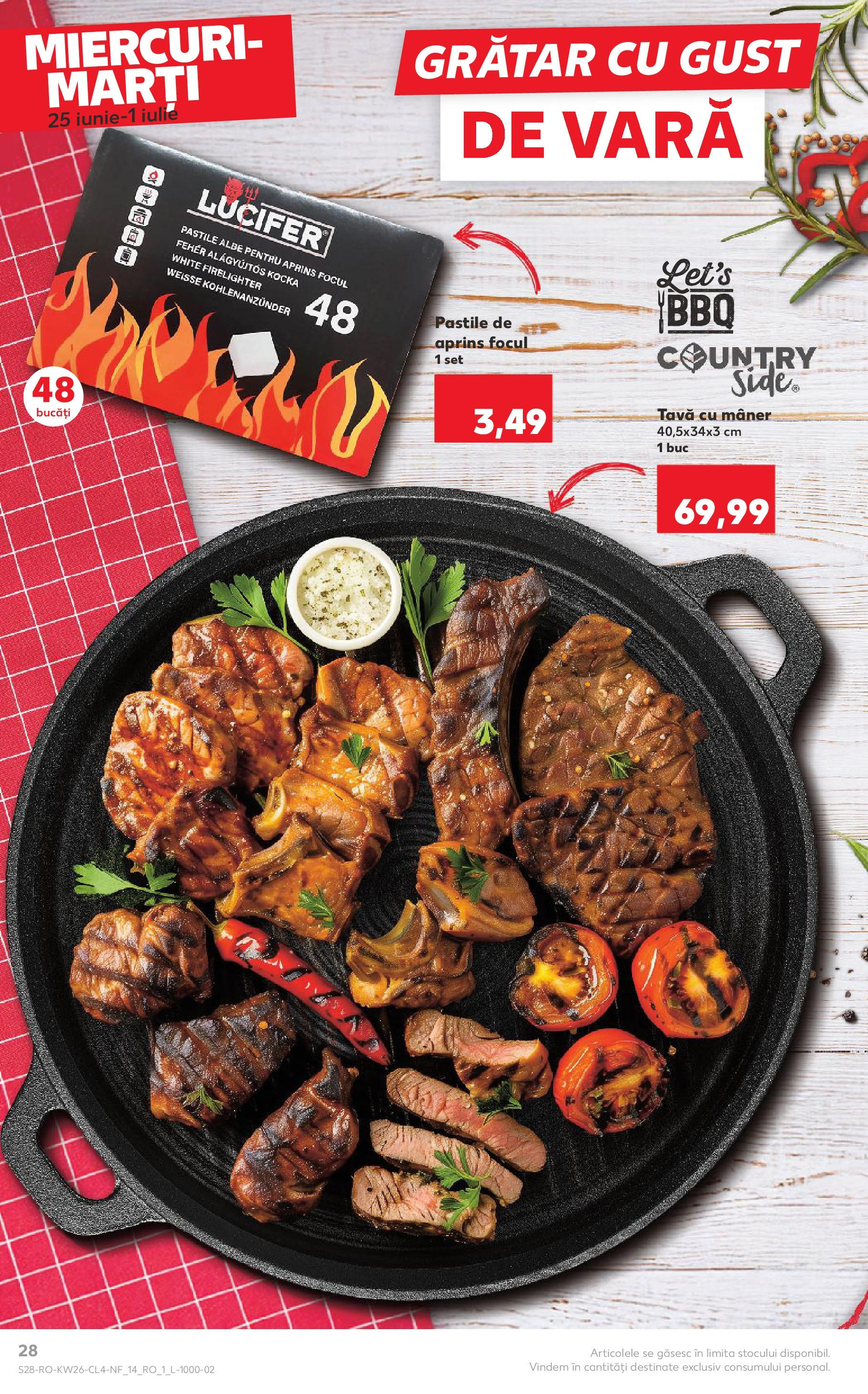 Catalog Kaufland - Nonfood 25.06.2025 - Revista si Oferta | Pagină: 28 | Produse: Grătar, Mâner