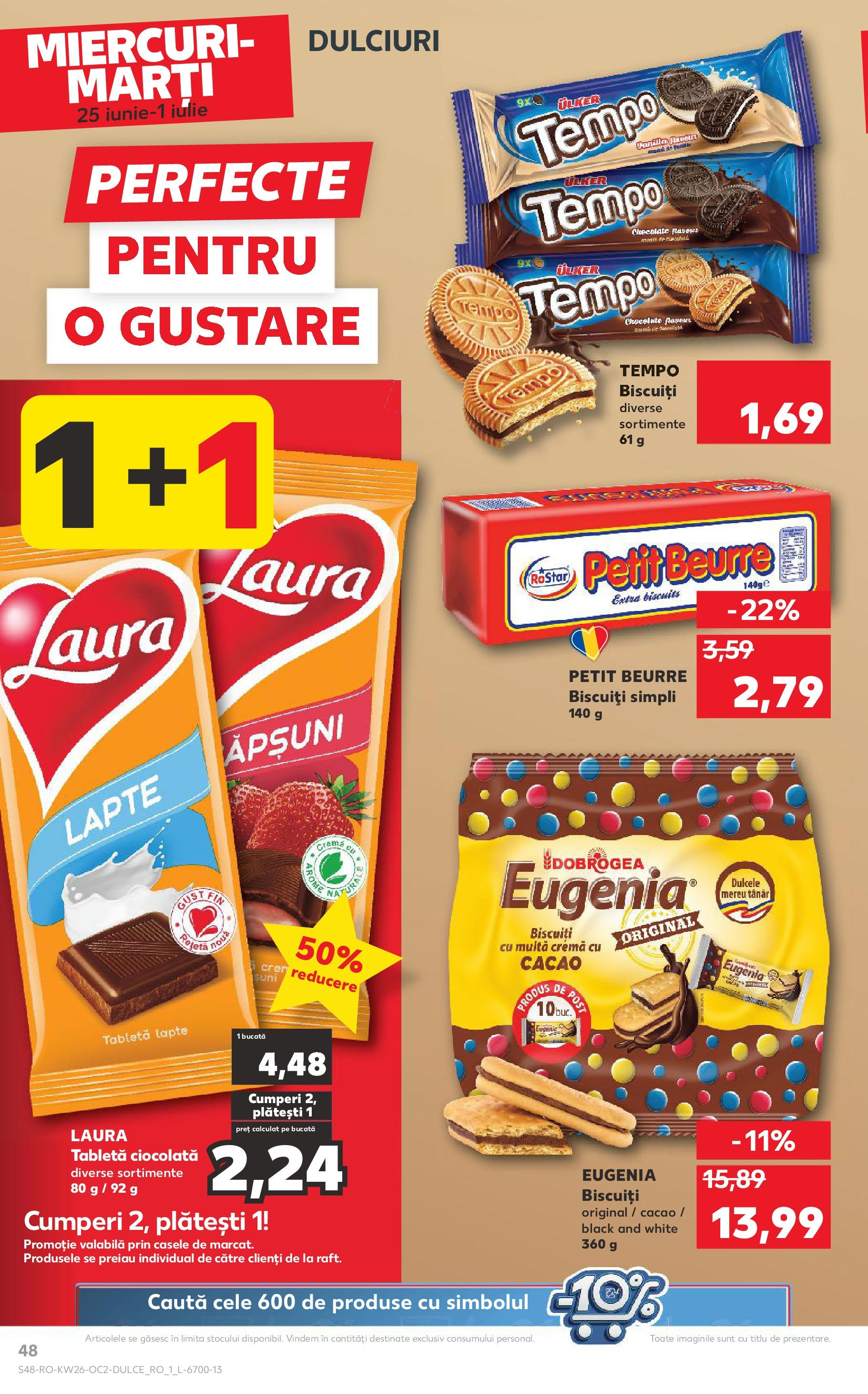 Catalog Kaufland - Râmnicu Vâlcea 25.06.2025 - Revista si Oferta | Pagină: 48 | Produse: Tabletă, Lapte, Cremă, Cacao