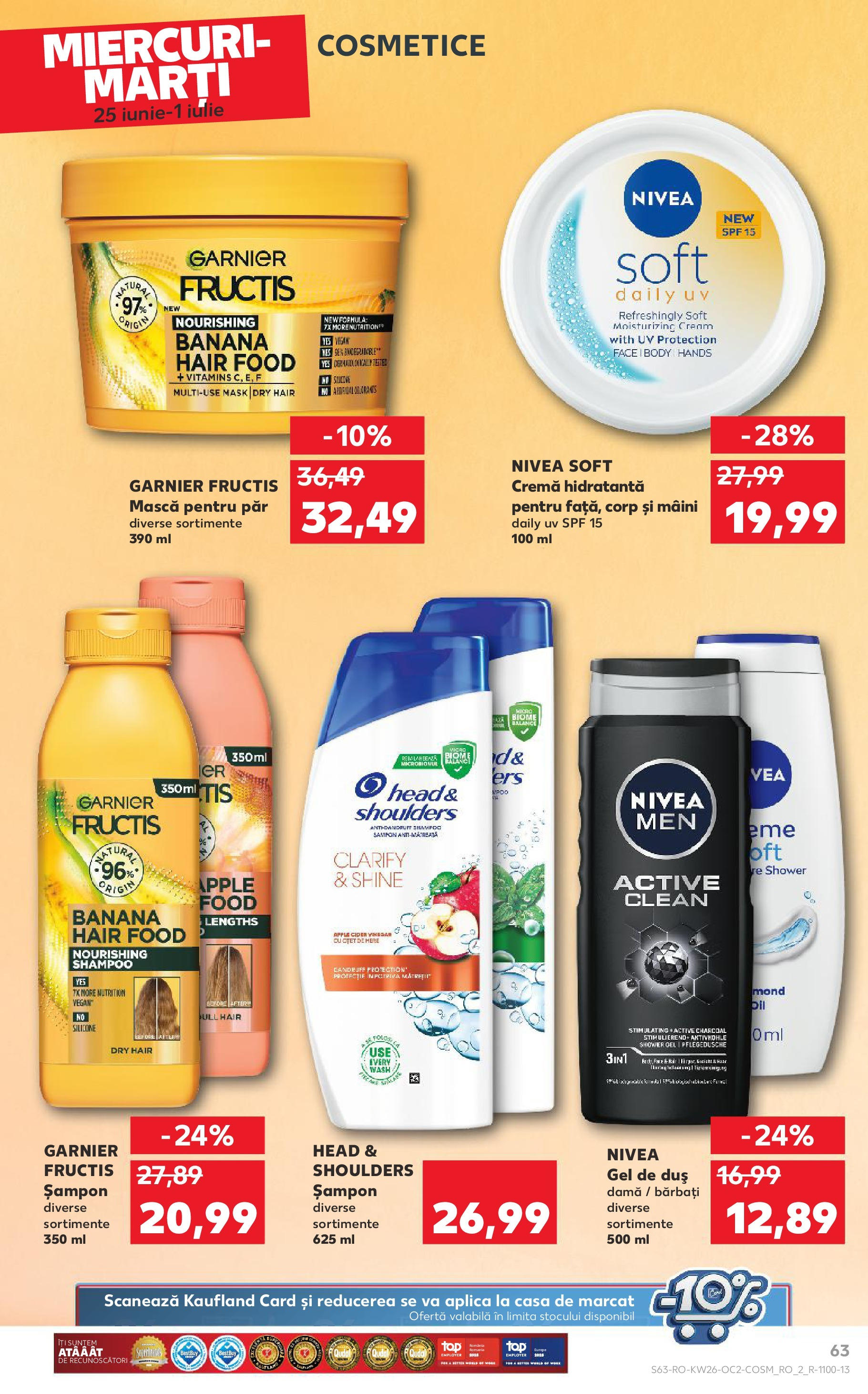 Catalog Kaufland - Ploieşti 25.06.2025 || Revista si Oferte | Pagină: 63 | Produse: Arapsaçı, Duș, Apple, Gel de duș Catalog Kaufland - Ploieşti 25.06.2025 - Revista si Oferta | Pagină: 63 | Produse: Arapsaçı, Duș, Apple, Gel de duș