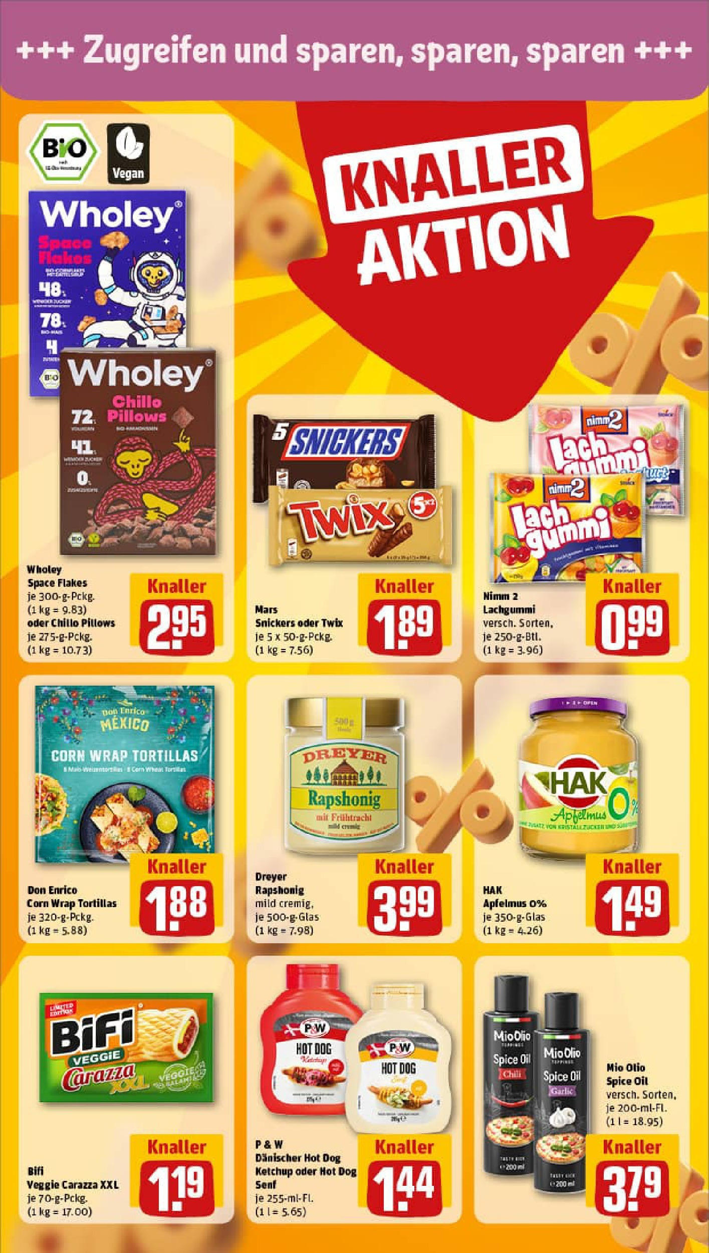 REWE Prospekt ab 23.06.2025 zum Blättern » Angebote | Seite: 16 | Produkte: Bifi, Snickers, Mars, Chili
