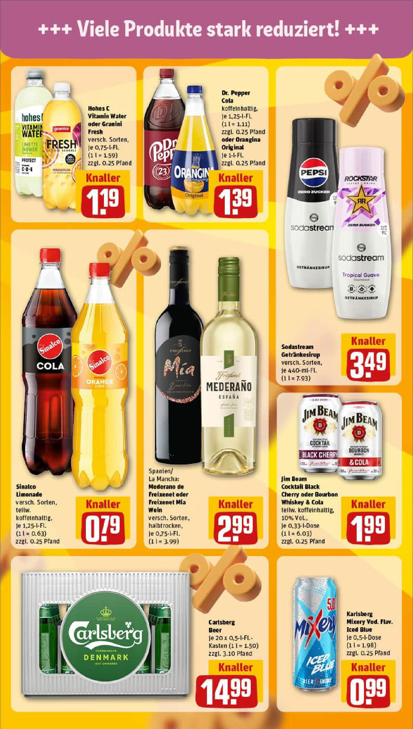 REWE Prospekt ab 23.06.2025 zum Blättern » Angebote | Seite: 17 | Produkte: Cola, Zucker, Hohes c, Mixery
