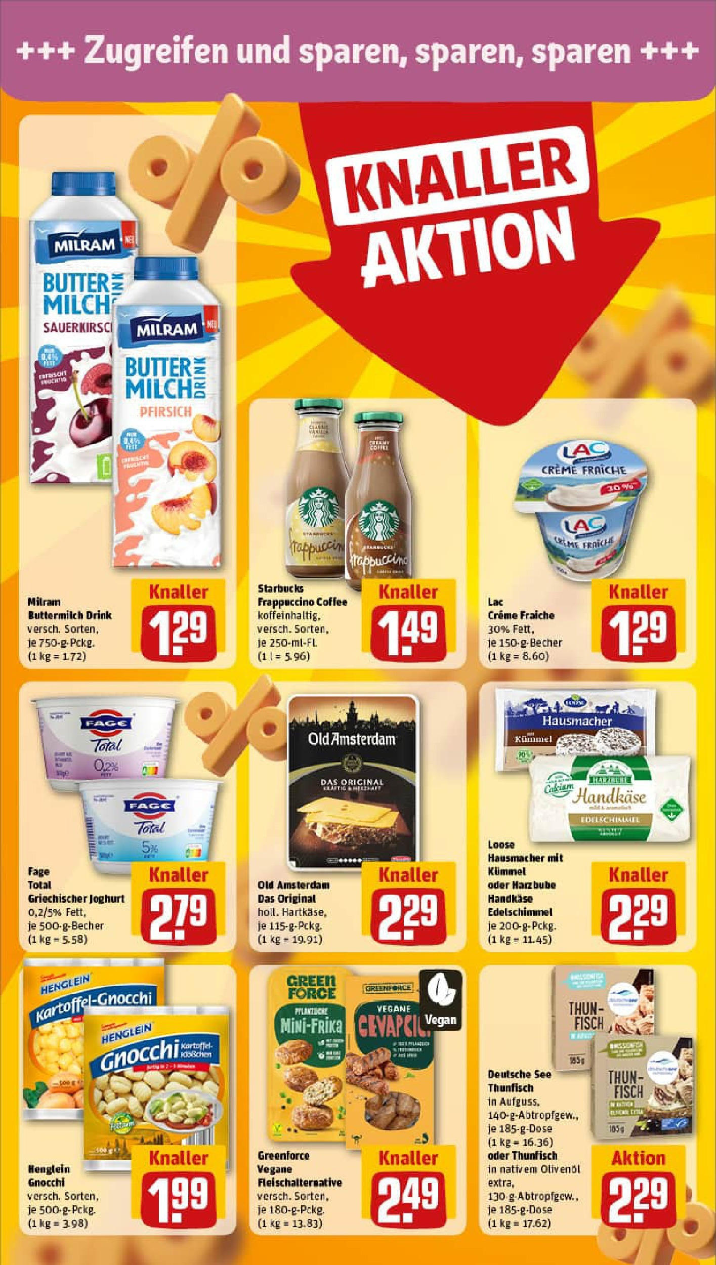 REWE Prospekt ab 23.06.2025 zum Blättern » Angebote | Seite: 18 | Produkte: Joghurt, Thunfisch, Creme, Fisch