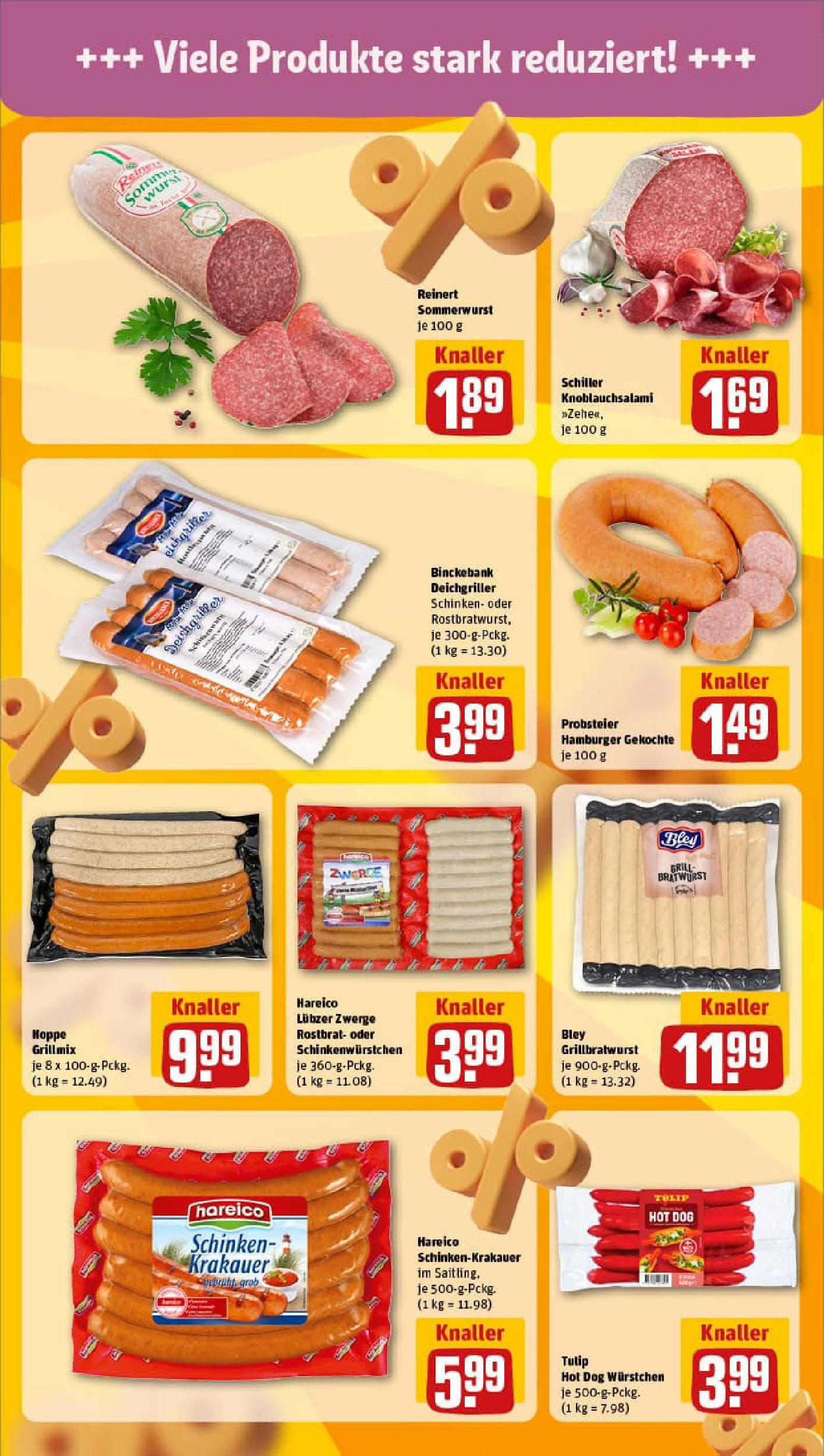 REWE Prospekt ab 23.06.2025 zum Blättern » Angebote | Seite: 19 | Produkte: Grill, Bratwurst, Wurst, Lubzer