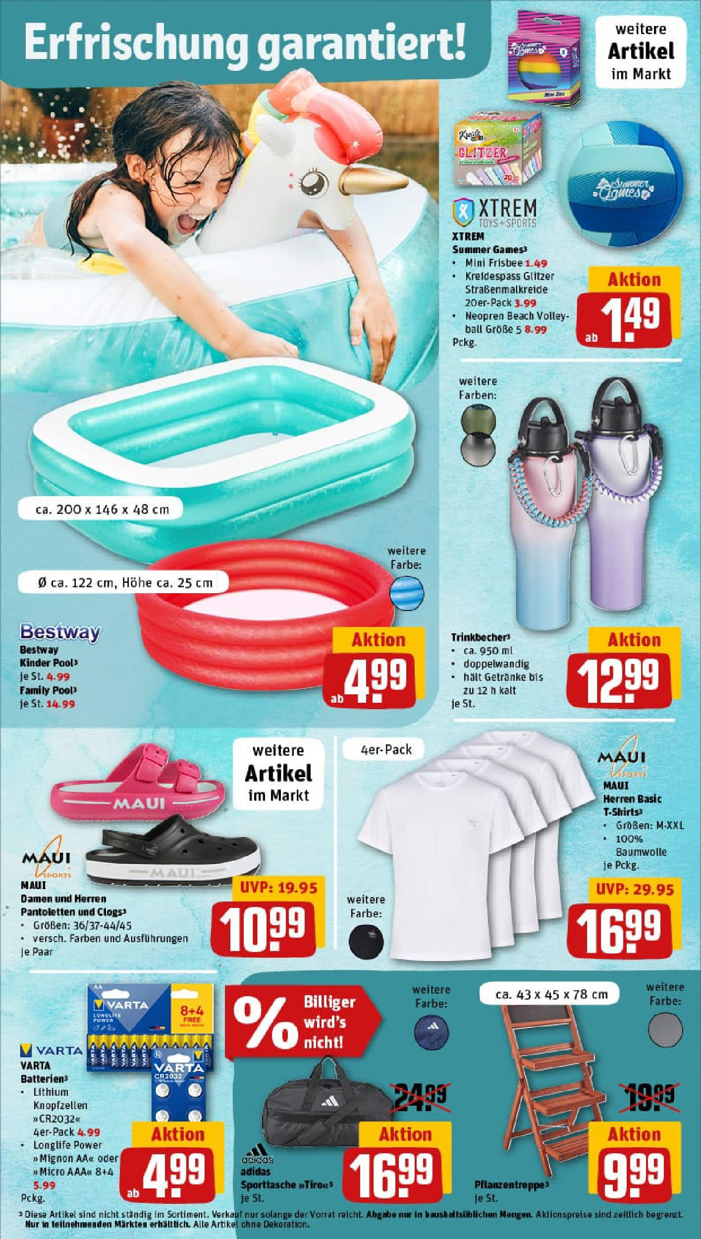 REWE Prospekt ab 22.06.2025 zum Blättern » Angebote | Seite: 29 | Produkte: T-Shirt, Batterien