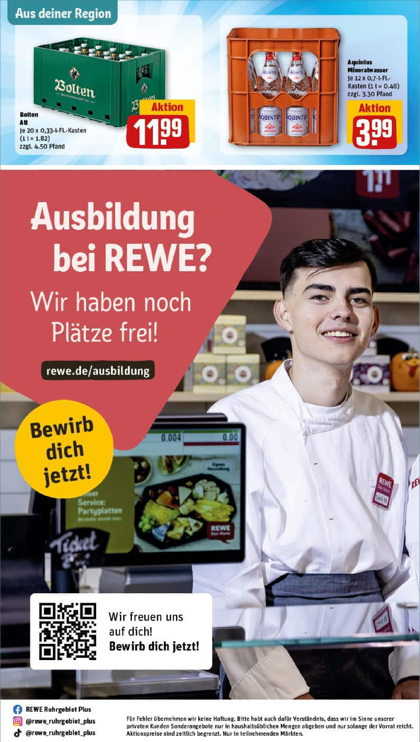 REWE Prospekt ab 22.06.2025 zum Blättern » Angebote | Seite: 30 | Produkte: Mineralwasser