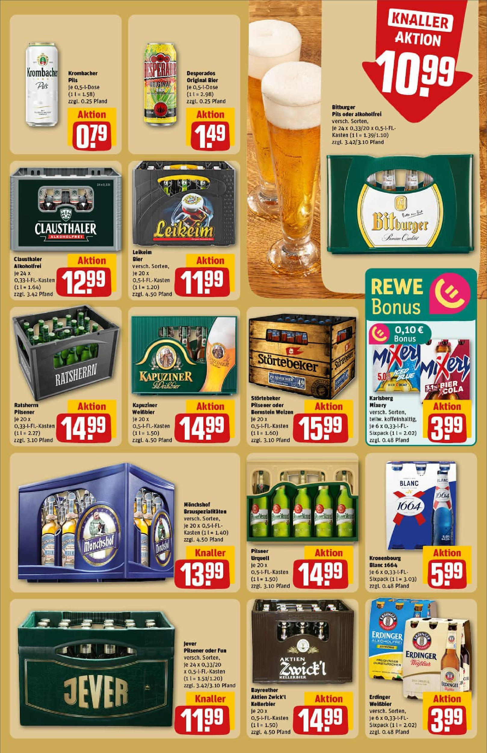 REWE Prospekt ab 22.06.2025 zum Blättern » Angebote | Seite: 17 | Produkte: Bier, Zitrone, Jever, Desperados