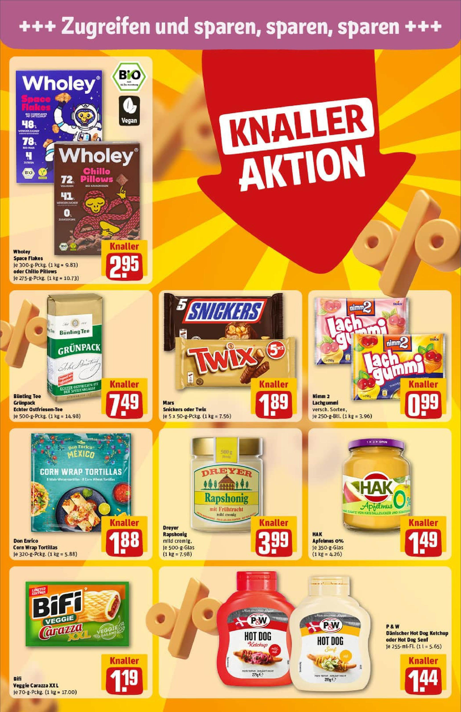 REWE Prospekt ab 22.06.2025 zum Blättern » Angebote | Seite: 18 | Produkte: Bifi, Mars, Twix, Ketchup