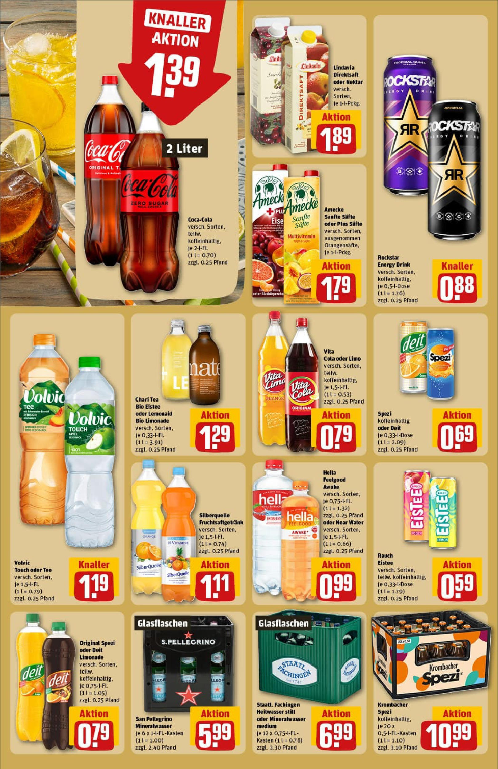 REWE Prospekt ab 22.06.2025 zum Blättern » Angebote | Seite: 16 | Produkte: Cola, Hella, Vita cola, Krombacher