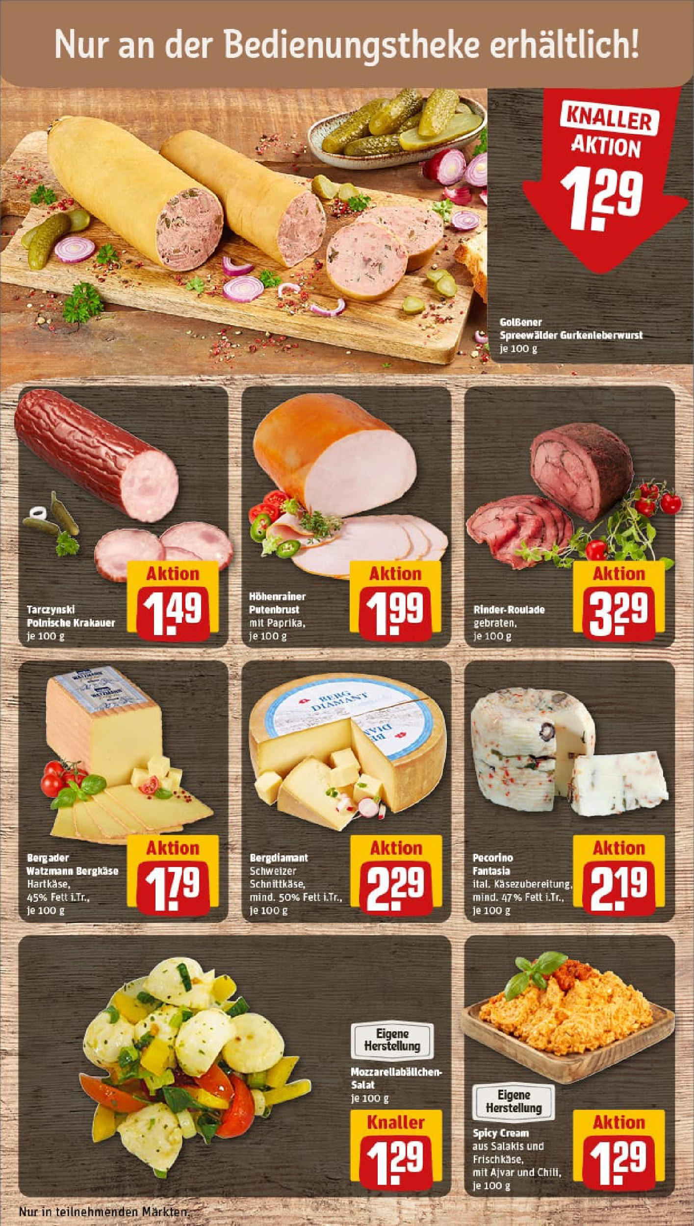 REWE Prospekt ab 22.06.2025 zum Blättern » Angebote | Seite: 9 | Produkte: Paprika, Salakis, Salat