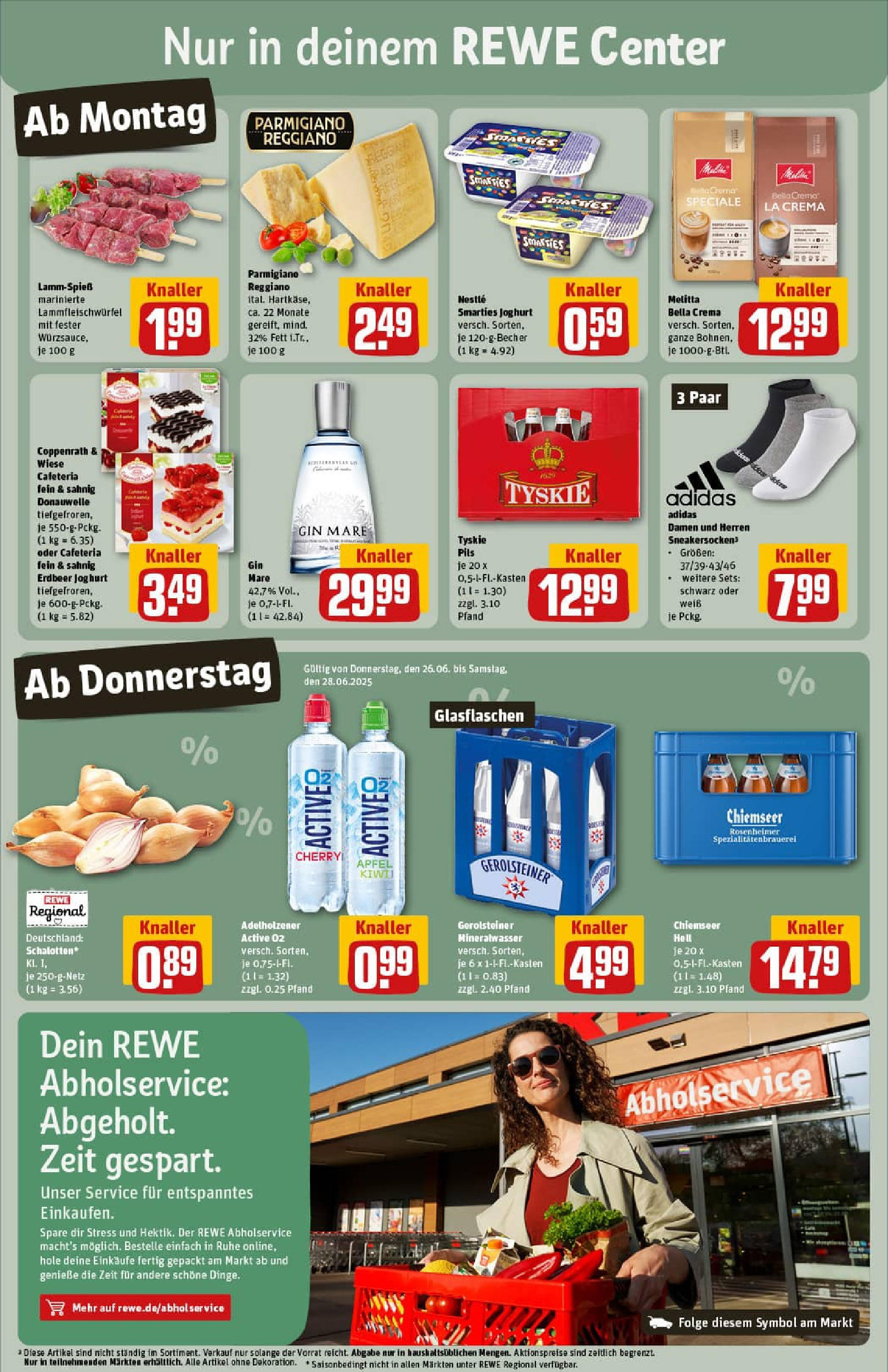REWE Prospekt ab 22.06.2025 zum Blättern » Angebote | Seite: 3 | Produkte: Melitta, Tyskie, Äpfel, Gerolsteiner