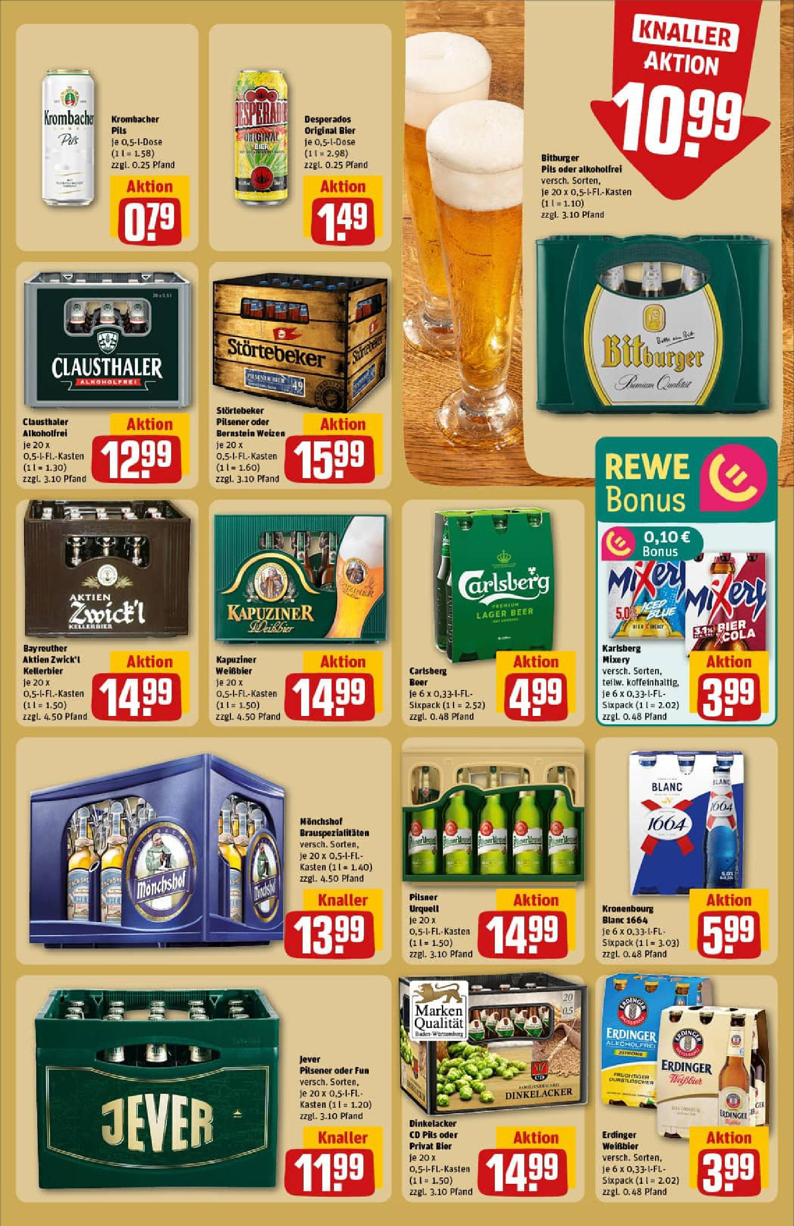 REWE Prospekt ab 22.06.2025 zum Blättern » Angebote | Seite: 17 | Produkte: Bitburger, Durstloscher, Pils, Pilsner urquell