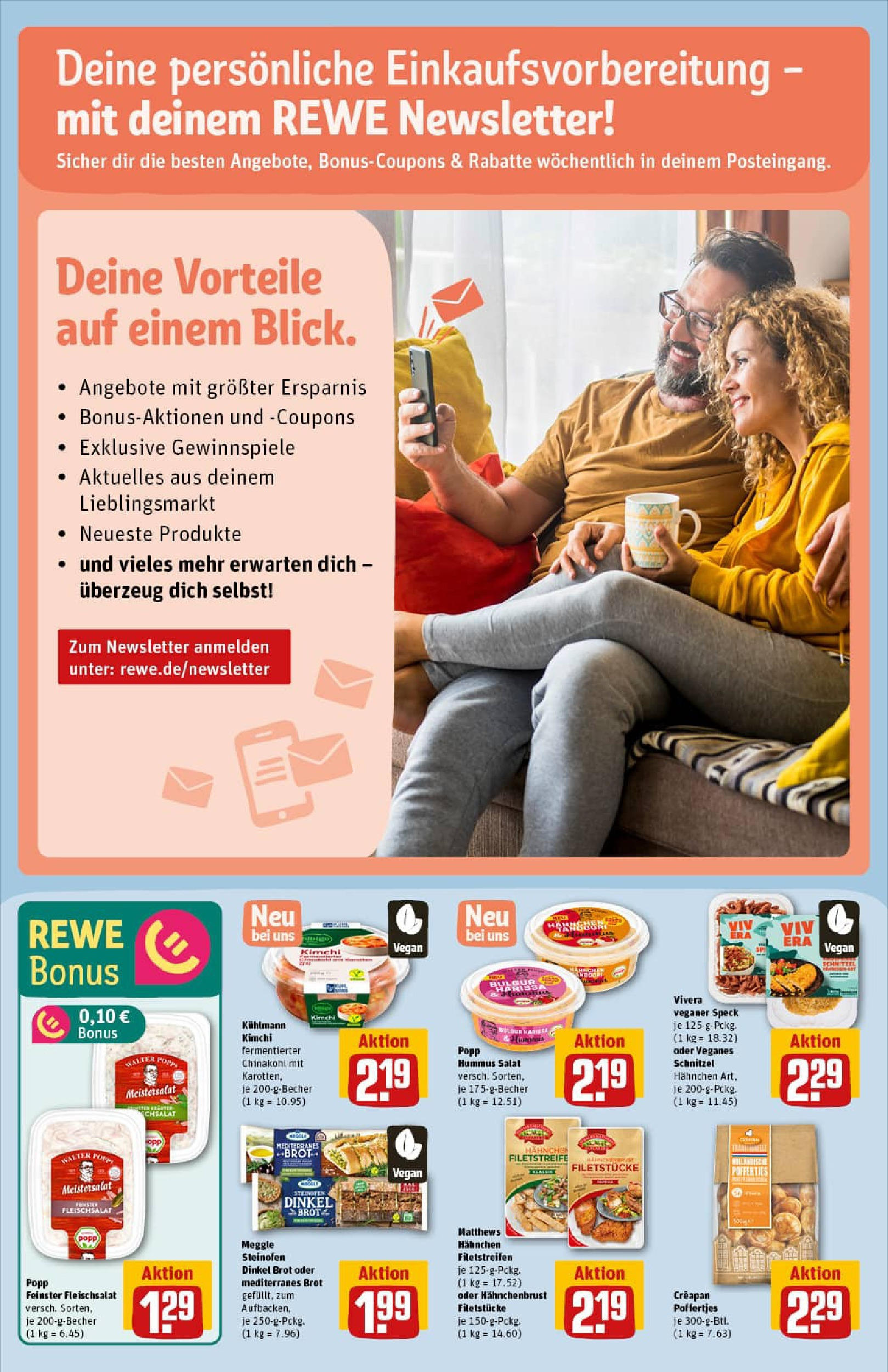 REWE Prospekt ab 22.06.2025 zum Blättern » Angebote | Seite: 12 | Produkte: Schnitzel, Chinakohl, Brot, Salat