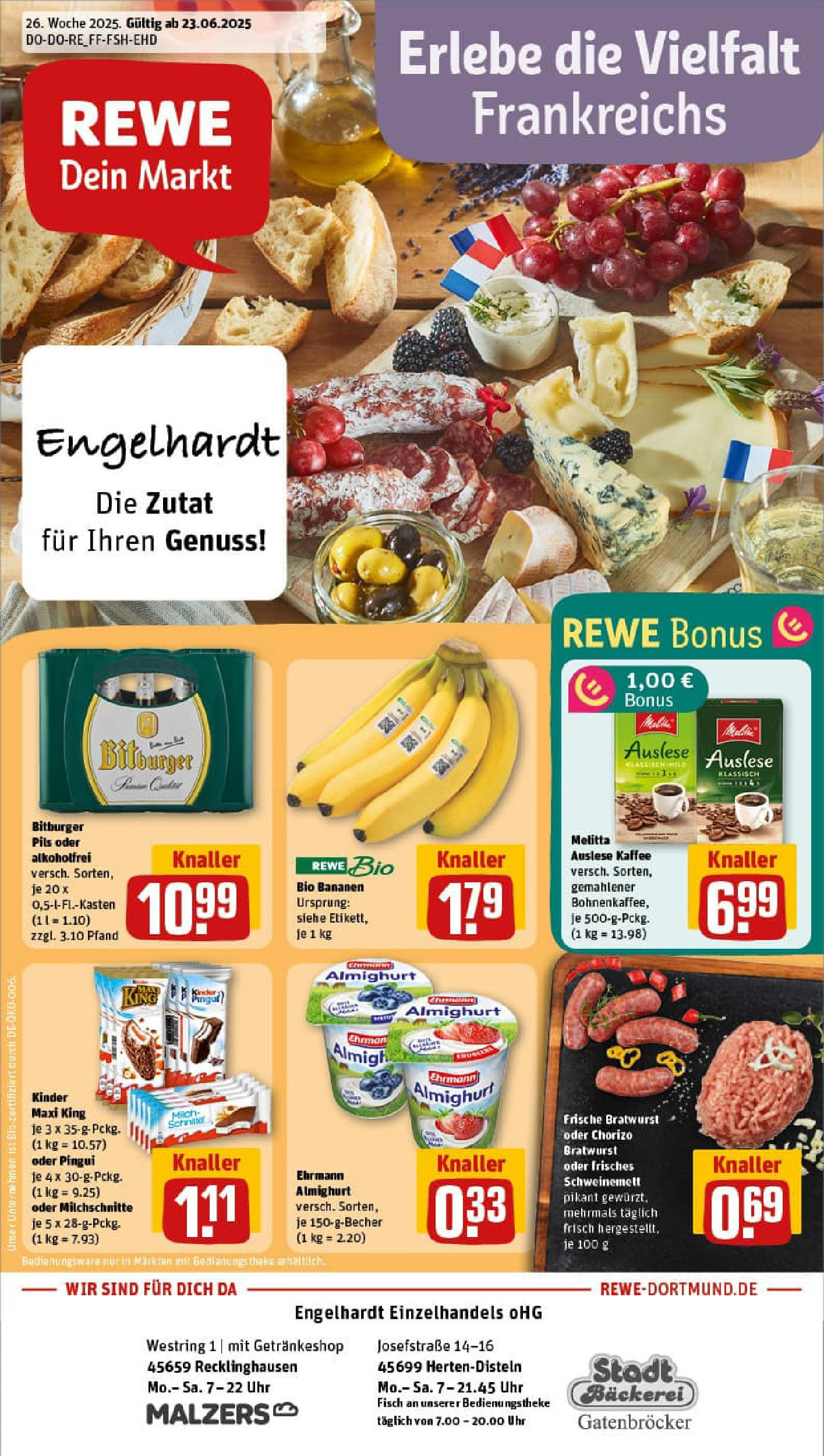 REWE Prospekt ab 22.06.2025 zum Blättern » Angebote | Seite: 1