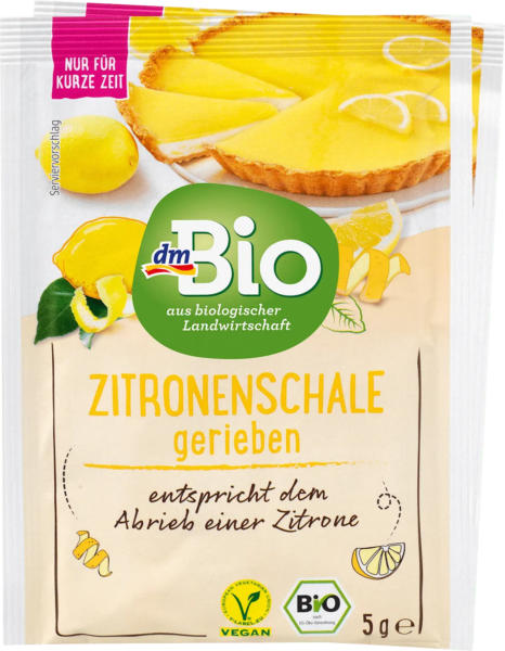 dmBio Zitronenschale gerieben (2x5 g)