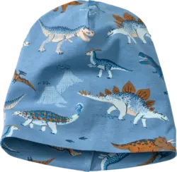 ALANA Beanie Pro Climate mit Dino-Muster, blau, Gr. 50/51