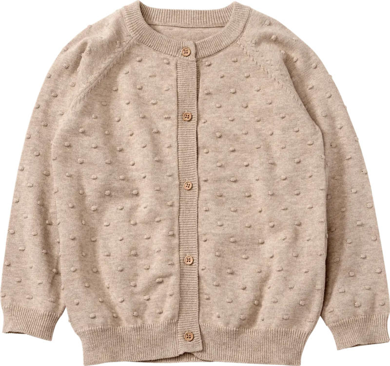 ALANA Strickjacke mit Noppen, beige, Gr. 80