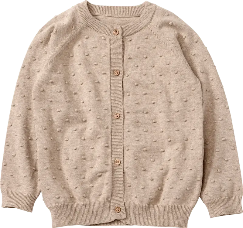 ALANA Strickjacke mit Noppen, beige, Gr. 92 92