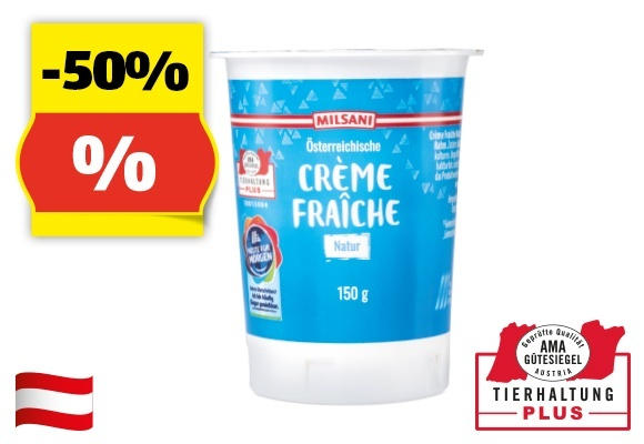 MILSANI Créme Fraîche, 150 g