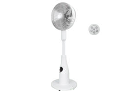 Be Cool BCPSN2L01 Sprühnebel-Standventilator Weiß (2 Liter Wassertank, mit Ambientebeleuchtung, 80 Watt, schwenkbar, Fernbedienung, 12 Geschwindigkeitsstufen, Timerfunktion 24h); Sprühnebel-Standventilator, 2 Liter Wassertank, mit Ambientebeleuchtung