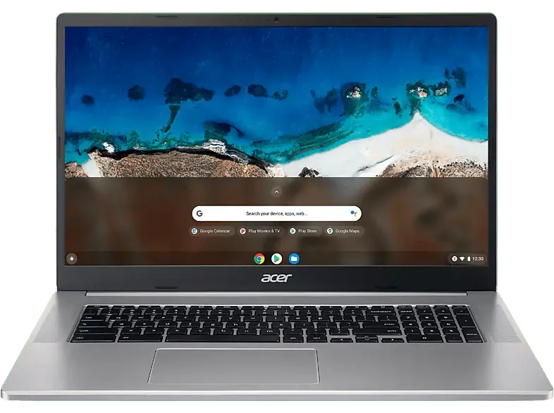 ACER Chromebook 317 (CB317-1H-C680) 17,3 Zoll, Full-HD, Intel Celeron Prozessor N5100 (4 MB Cache, bis zu 2,80 GHz), 8 GB RAM, 128 GB, Google ChromeOS, UHD Graphics, Sparkly Silver