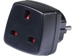 Vivanco 28693 Reisestecker Großbritannien, Buchse - Schuko Stecker