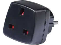 Vivanco 28693 Reisestecker Großbritannien, Buchse - Schuko Stecker