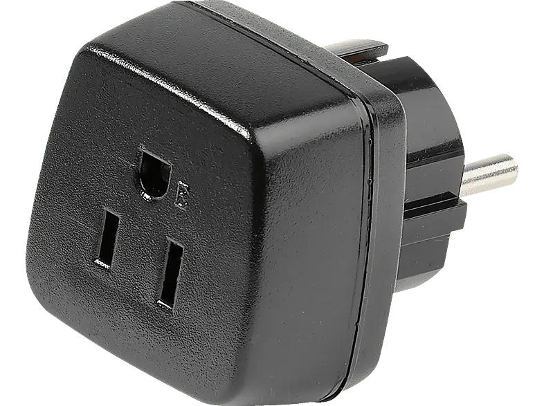 Vivanco 34436 Reisestecker USA, USA Buchse - Schuko Stecker