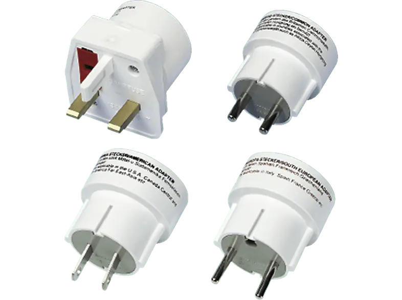 Vivanco 7292 Reisestecker-Set