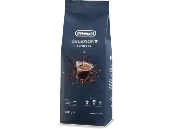De'Longhi SELEZIone Espresso Kaffeebohne, 1 kg, Kompatibles System: Kaffeevollautomaten