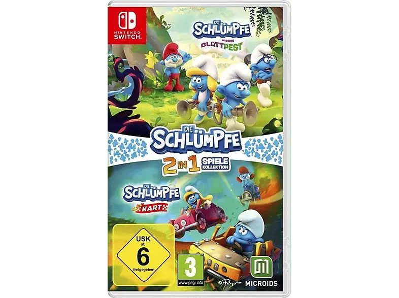 Die Schlümpfe 2in1 Spiele Kollektion - [Nintendo Switch]
