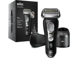 Braun Series 9 - 9460cc System wet&dry Elektrorasierer (Akkubetrieb, Schwarz, wet&dry)