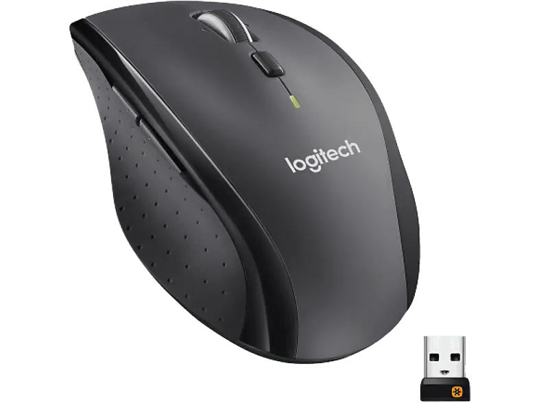 LOGITECH M705 Marathon Kabellose Maus, USB-Empfänger, Schwarz; PC Maus