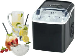 gourmetmaxX 11206 Eiswürfelbereiter 1.6l Schwarz (150 Watt, 1,3 l, Schwarz)