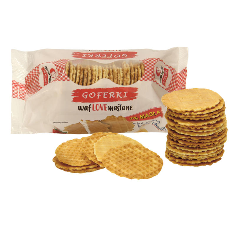 Waffeln mit Buttergeschmack