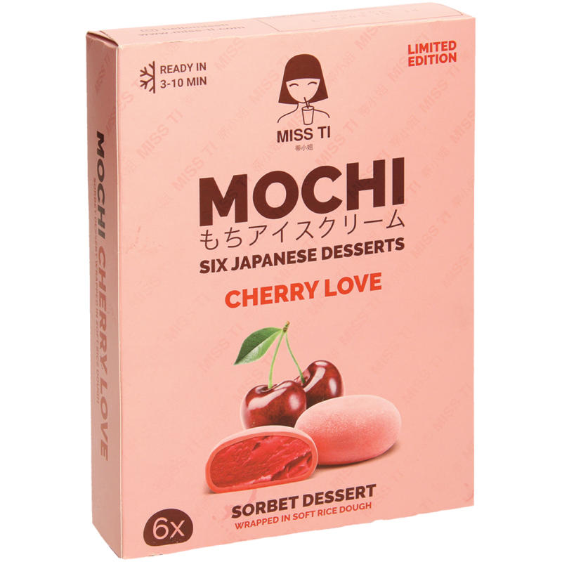 Mochi-Kirschsorbet im Reisteig 48,6%