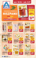Aldi Tydzień hiszpański ważne do 5.07 Aldi – od 30.06.2025