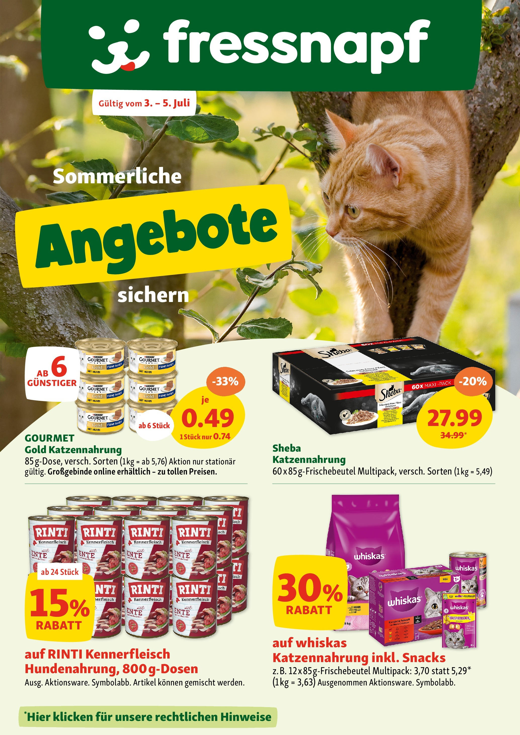 Fressnapf Flugblatt von 03.07.2025 - Aktuelle Angebote | Seite: 1