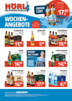 Entdecke - Getränke Hörl: Wochen-Angebote! - gültig ab dem 25.06.2025 | Seite: 1