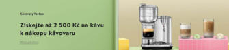 Získejte až 2 500 Kč na kávu k nákupu kávovaru